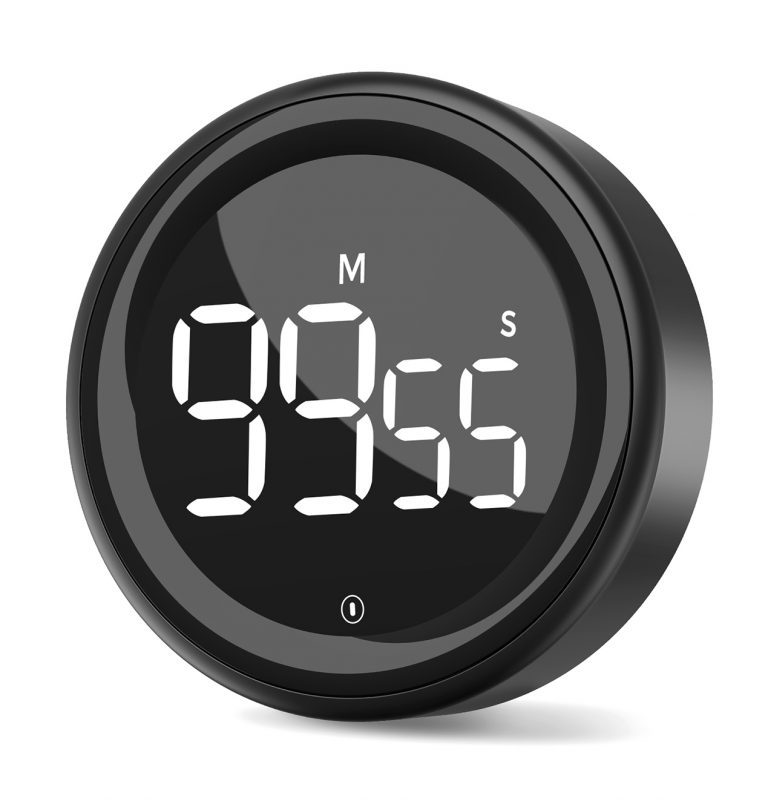 Liorque digital kitchen timer 99 minutes magnetic countdown count up