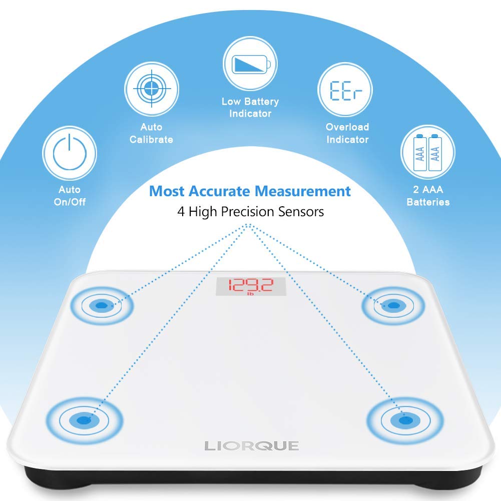 SDARISB Bluetooth scales floor Body Weight Bathroom Scale Smart