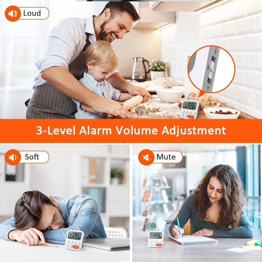 Digital Kitchen Timer with Loud Alarm – Curated Kitchenware