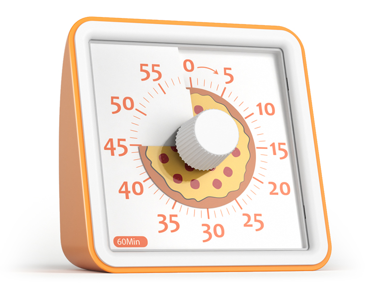 Visual Timer,60 Minute Kids Timer,3 Inch Countdown Timer,silent